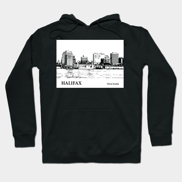 Halifax - Nova Scotia Hoodie by Lakeric